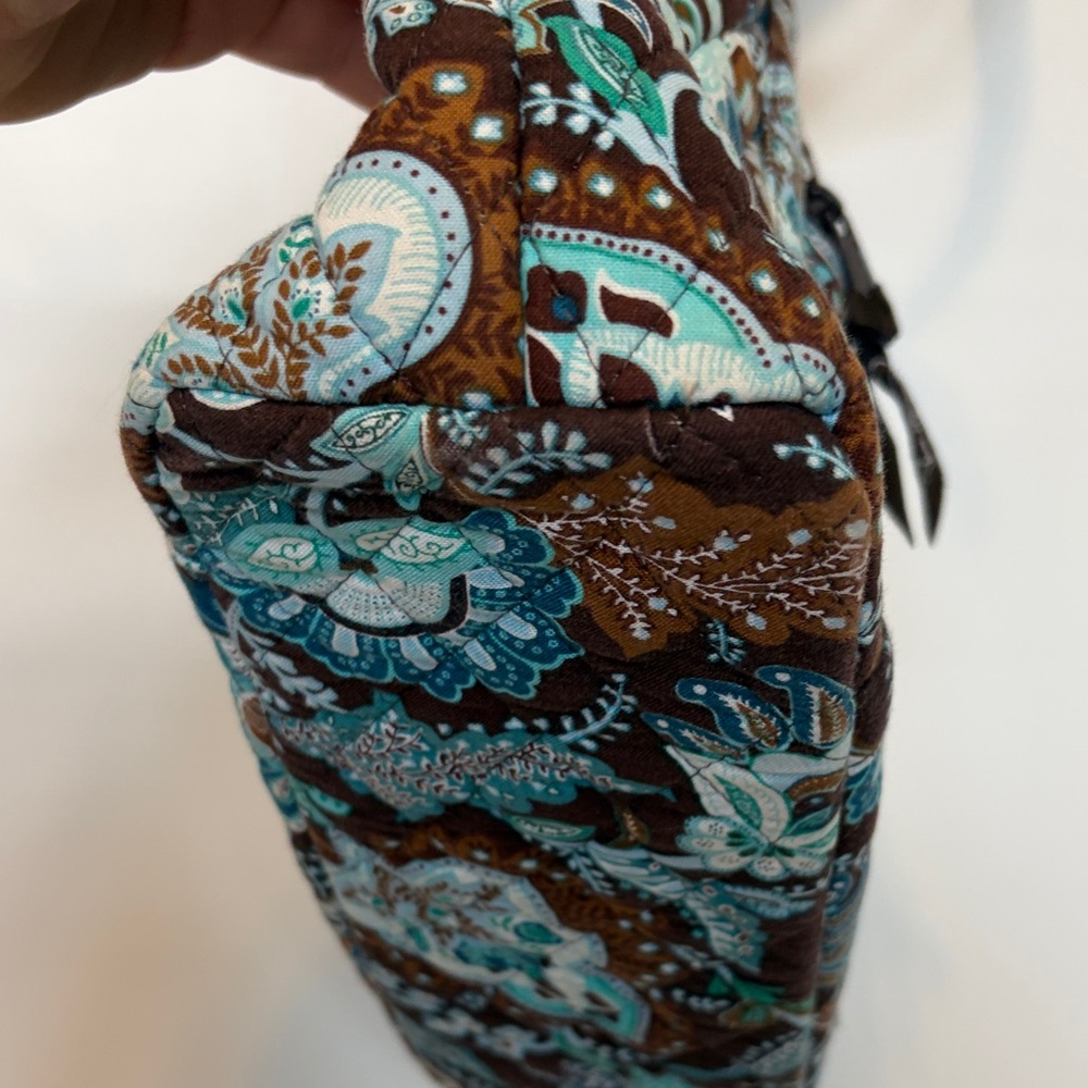 Vera Bradley Java Blue Floral Patterned Tote Bag - image 6